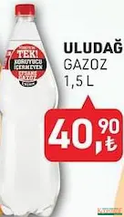 ULUDAĞ GAZOZ 1,5 L fiyat ve kampanya bilgisi